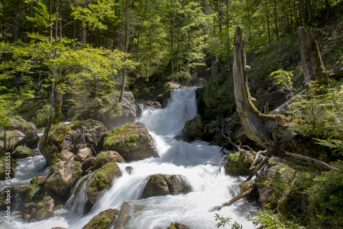 Wasserfall, Kaskade im Hartelsgraben, Gesäuse,Steiermark,Österreich