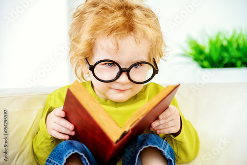 Billede på lærred my first book