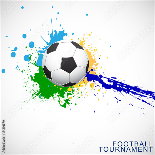 Abstract football (soccer) vector background template. Vector Illustration, EPS 10