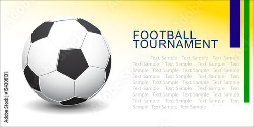 Abstract football (soccer) vector background template. Vector Illustration, EPS 10 © Jazper4153