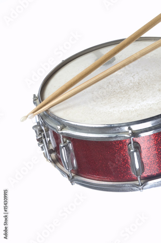 D1386 Red Snare Drum and Sticks