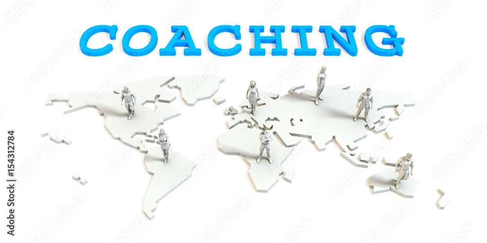 Obraz premium Coaching Global Business