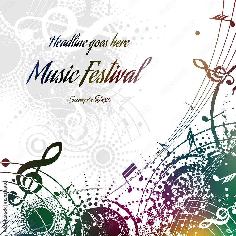 Fototapeta premium background music abstraction