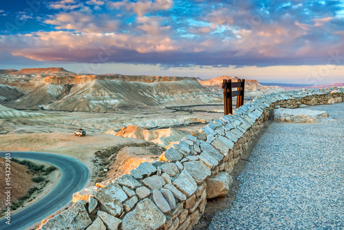 Ein Avdat park and canyon is located in desert of the Negev that is the biggest one in Israel 
