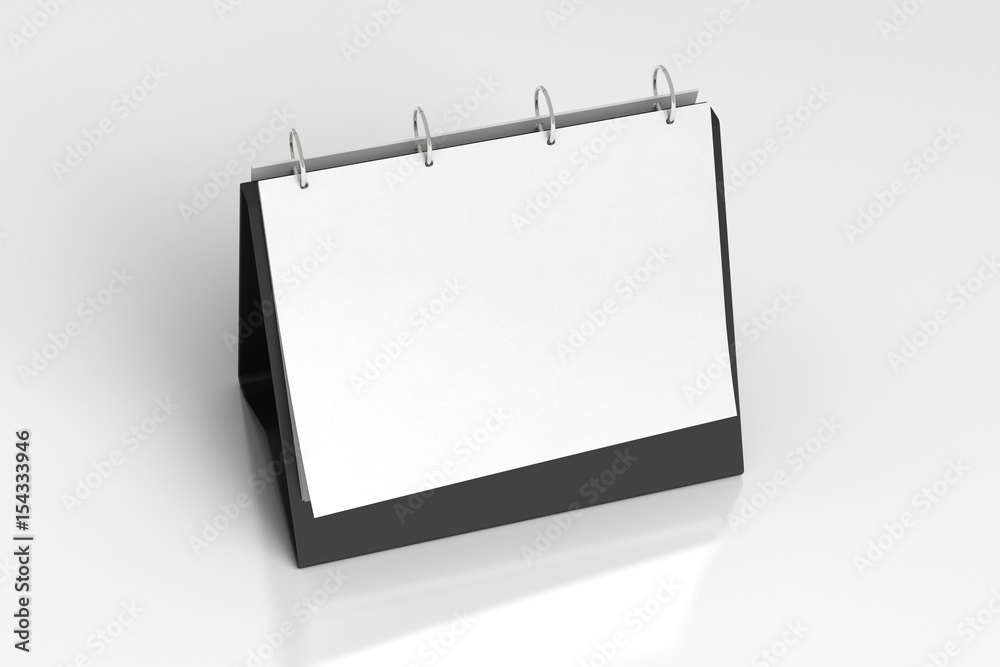 Blank table top flip chart easel binder Stock Illustration Adobe Stock