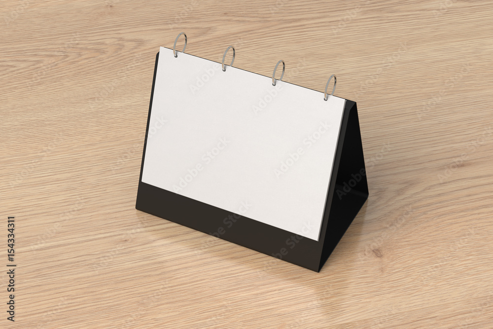 Blank table top flip chart easel binder Stock Illustration Adobe Stock