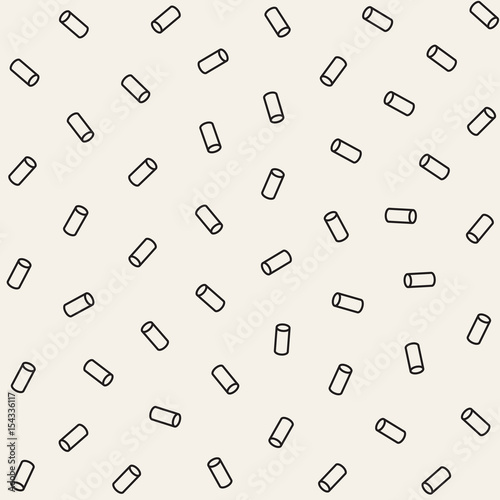 Seamless primitive jumble minimalism patterns. Randomly scattered geometric shapes. Abstract retro backgroun