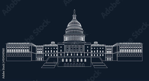 Capitol building of the United States of America photo