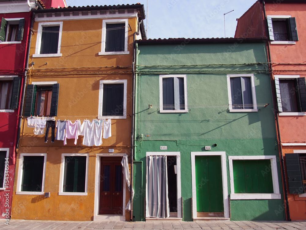 Houses Burano Venice