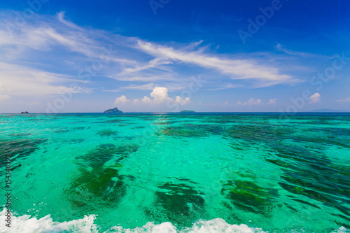 Thailand. Sea background, turquoise water