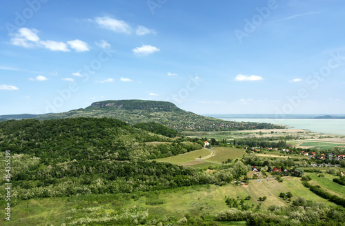 View to Badacsony from Szigliget, Hungary