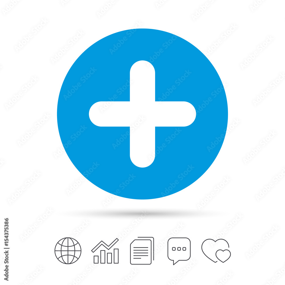 Plus sign icon. Positive symbol. Plus sign icon. Positive symbol.