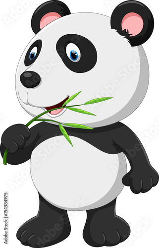 Fototapeta Naklejka Na Ścianę i Meble -  Cute panda cartoon