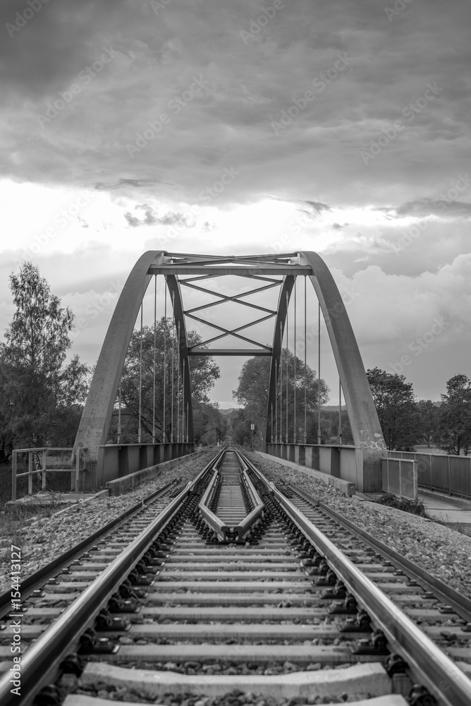 Obraz premium Eisenbahnbrücke