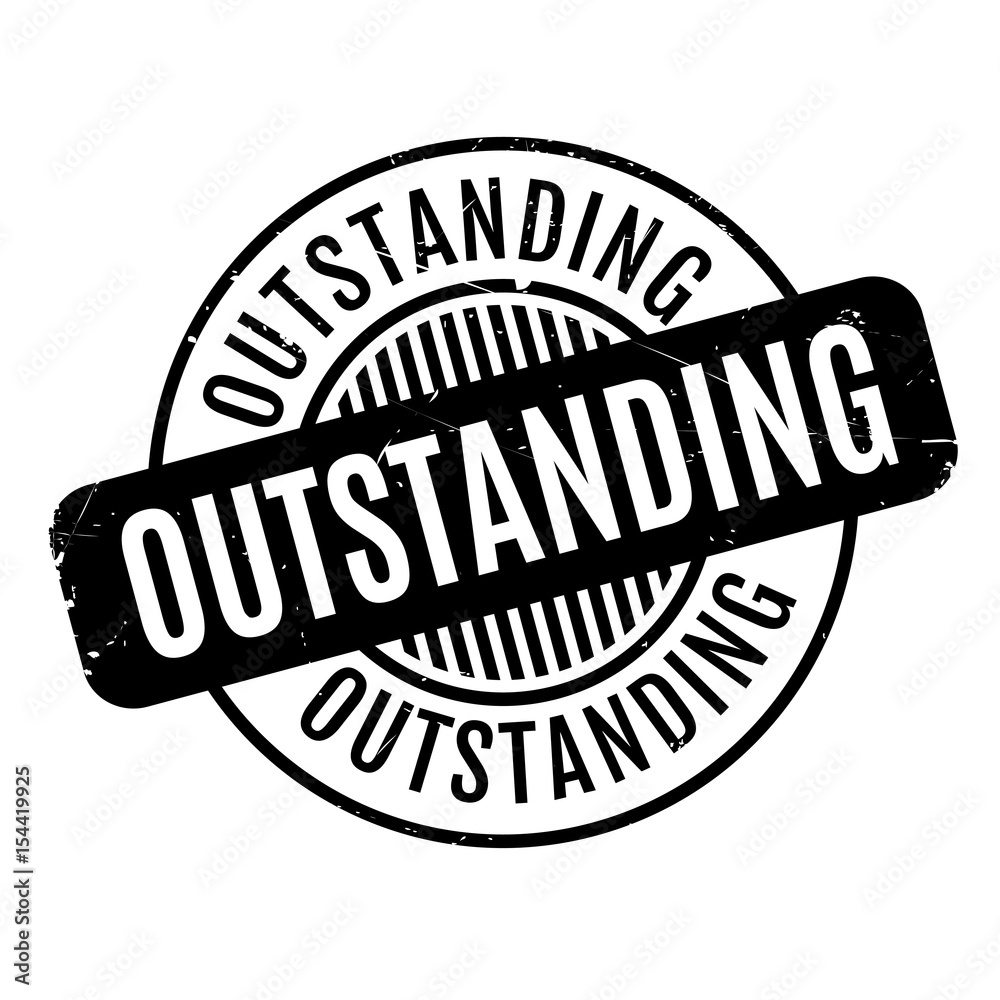 Outstanding rubber stamp. Grunge design with dust scratches. Effects can be easily removed for a clean, crisp look. Color is easily changed.