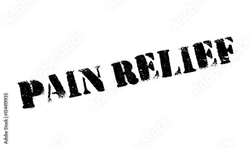 Pain Relief rubber stamp. Grunge design with dust scratches. Effects can be easily removed for a clean, crisp look. Color is easily changed.
