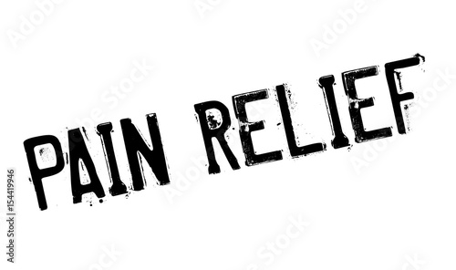 Pain Relief rubber stamp. Grunge design with dust scratches. Effects can be easily removed for a clean, crisp look. Color is easily changed.