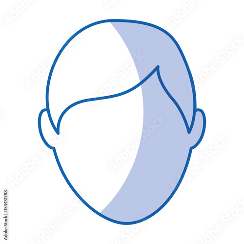 young man avatar character vector illustration design