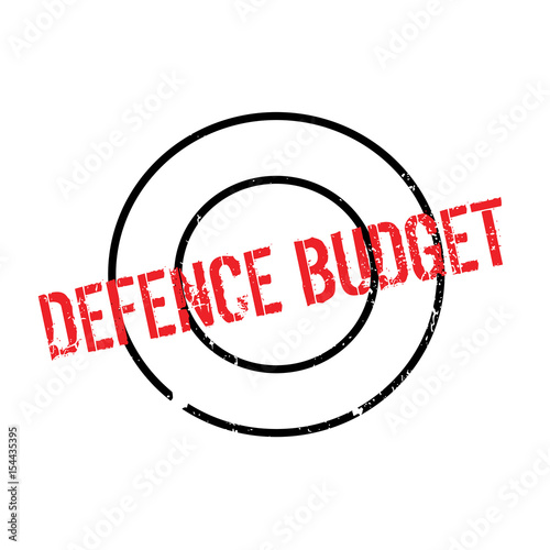 Defence Budget rubber stamp. Grunge design with dust scratches. Effects can be easily removed for a clean, crisp look. Color is easily changed.