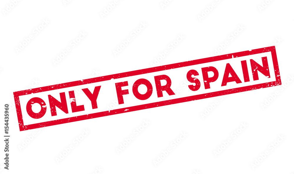 Only For Spain rubber stamp. Grunge design with dust scratches. Effects can be easily removed for a clean, crisp look. Color is easily changed. Only For Spain rubber stamp. Grunge design with dust scratches. Effects can be easily removed for a clean, crisp look. Color is easily changed.