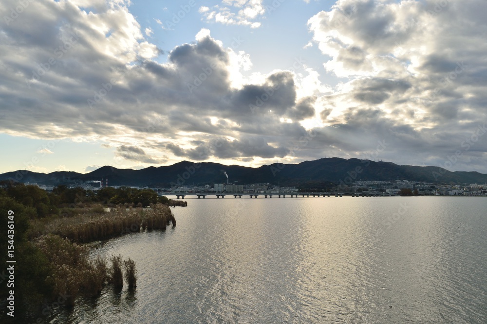 Fototapeta premium 琵琶湖畔