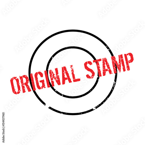 Original Stamp rubber stamp. Grunge design with dust scratches. Effects can be easily removed for a clean, crisp look. Color is easily changed.
