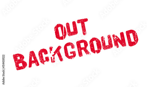 Out Background rubber stamp. Grunge design with dust scratches. Effects can be easily removed for a clean, crisp look. Color is easily changed.