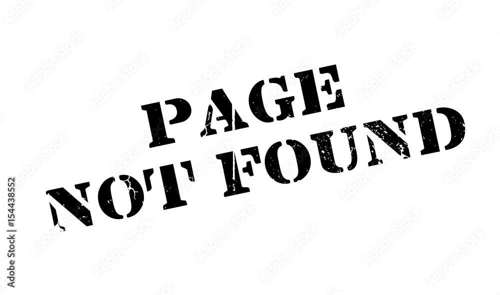 Page Not Found rubber stamp. Grunge design with dust scratches. Effects can be easily removed for a clean, crisp look. Color is easily changed. Page Not Found rubber stamp. Grunge design with dust scratches. Effects can be easily removed for a clean, crisp look. Color is easily changed.