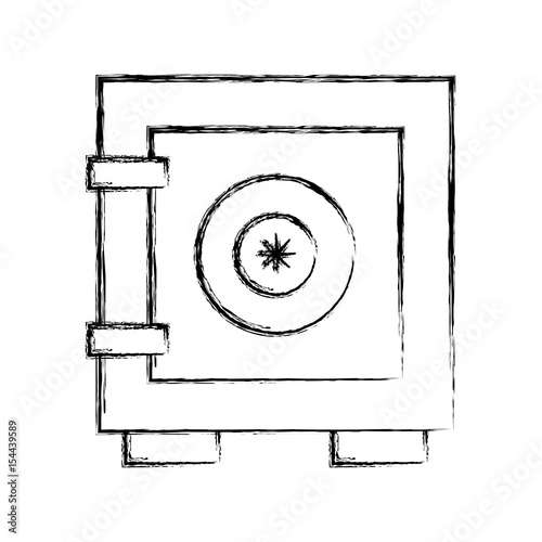 safe box isolated icon vector illustration design