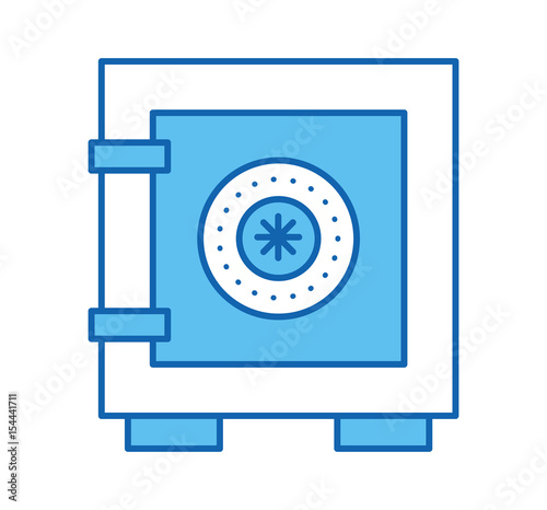 safe box isolated icon vector illustration design