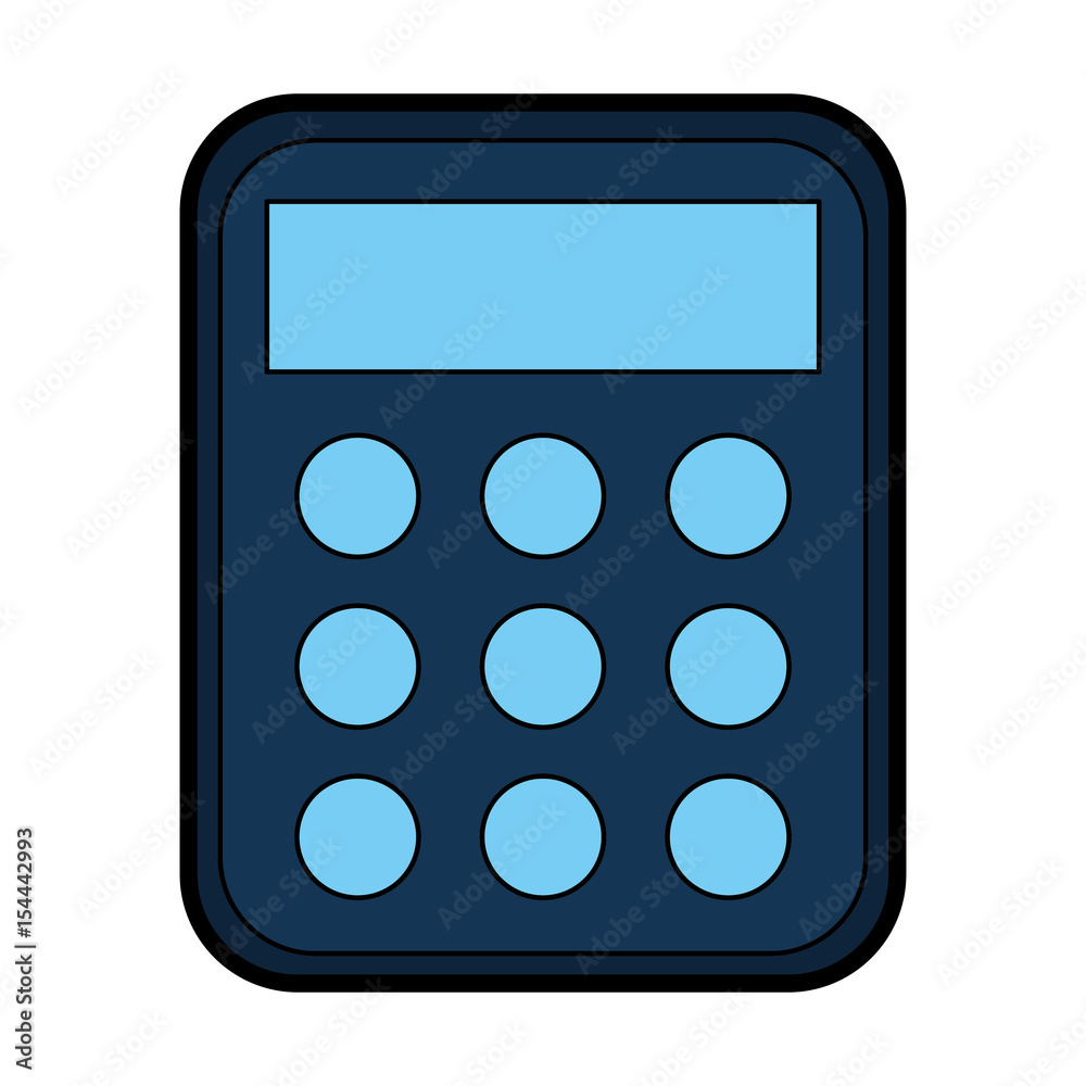 calculator math isolated icon vector illustration design calculator math isolated icon vector illustration design