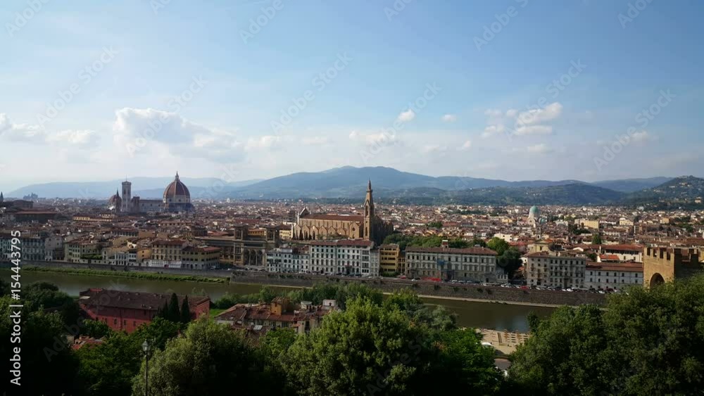 Overview Florenze from Michelangelo square
