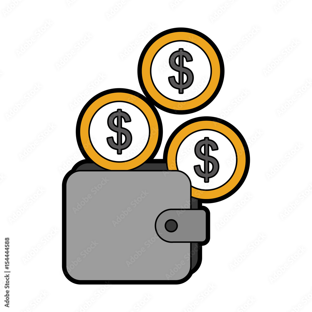 wallet money isolated icon vector illustration design wallet money isolated icon vector illustration design
