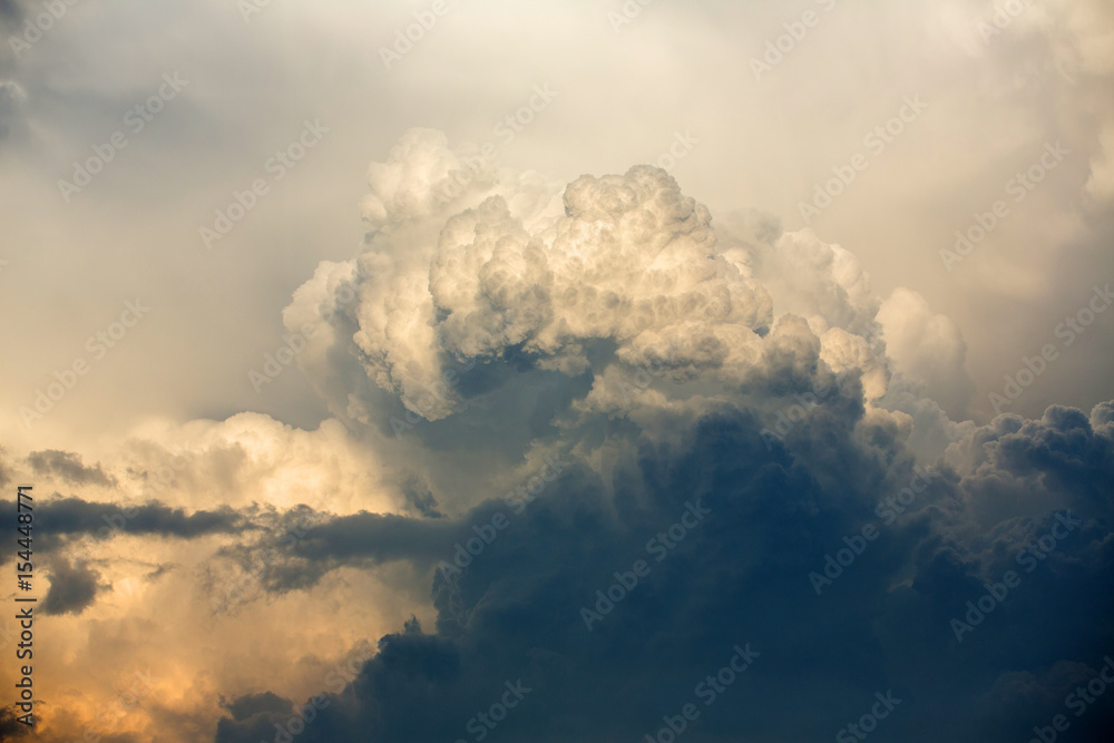 beautiful blue sky with clouds background.Sky clouds.Sky with clouds weather nature cloud blue