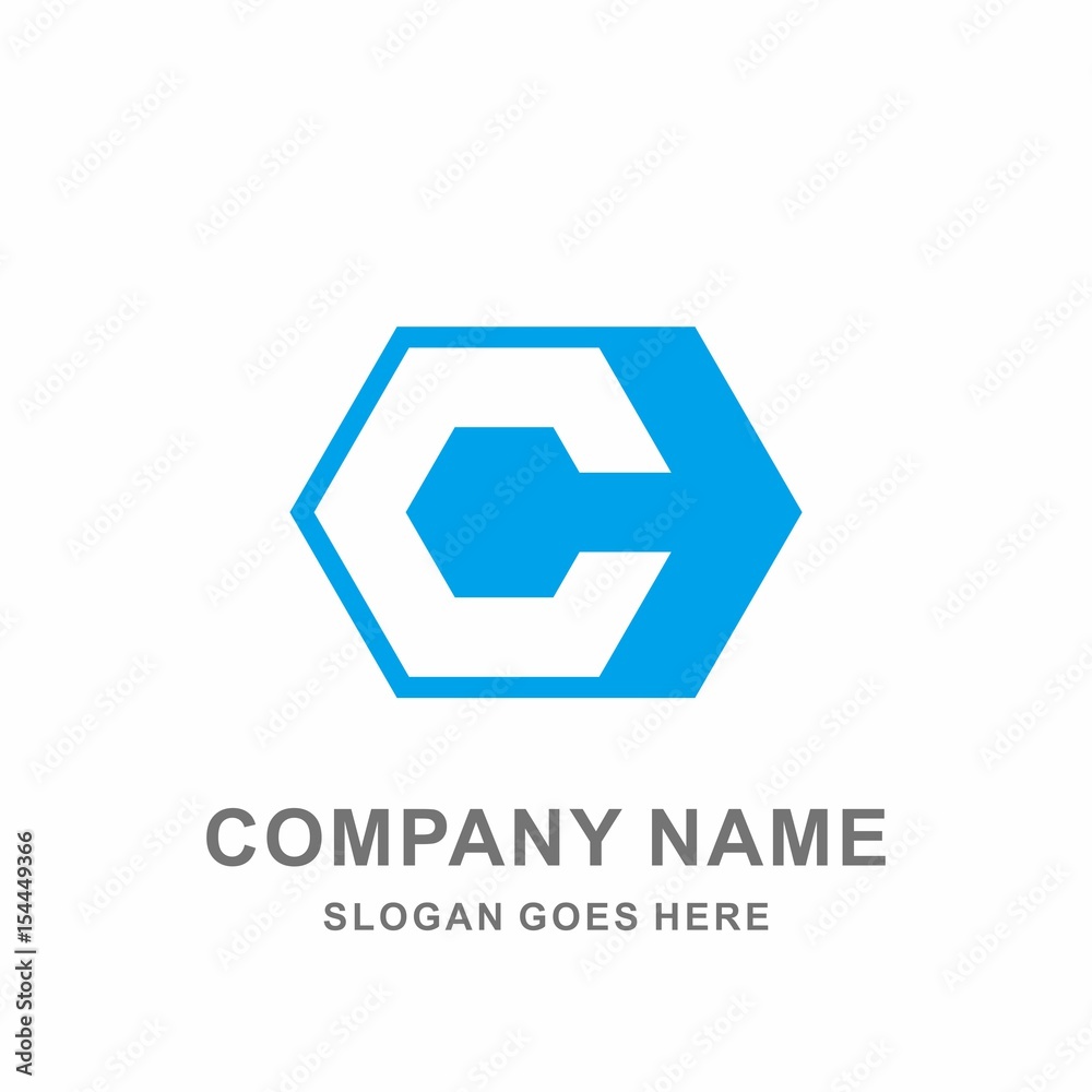 Monogram Letter C Geometric Hexagon Cube Box Arrow Architecture Construction Business Company Stock Vector Logo Design Template Monogram Letter C Geometric Hexagon Cube Box Arrow Architecture Construction Business Company Stock Vector Logo Design Template