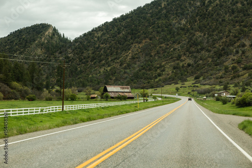 Rural Highway in Western America