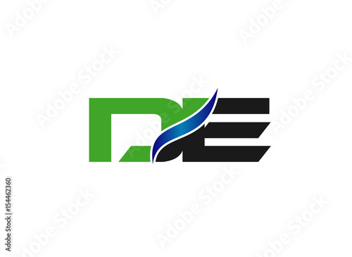 Free Download DE company linked letter logo
 - GFXLoad