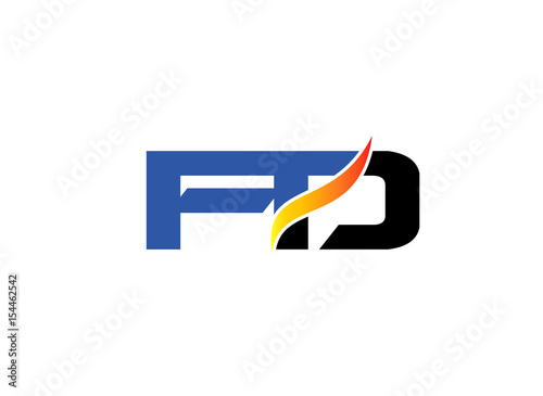Free Download Letter F and D logo
 - GFXLoad