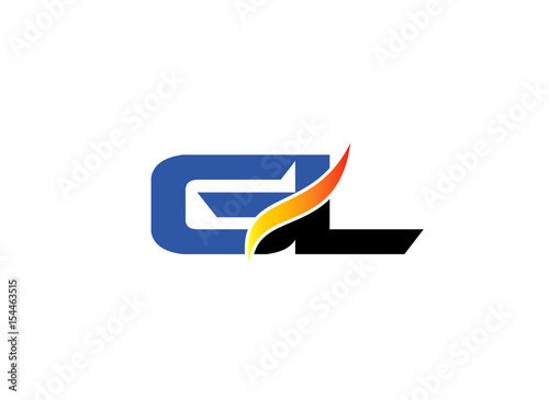 Free Download GL letter logo
 - GFXLoad