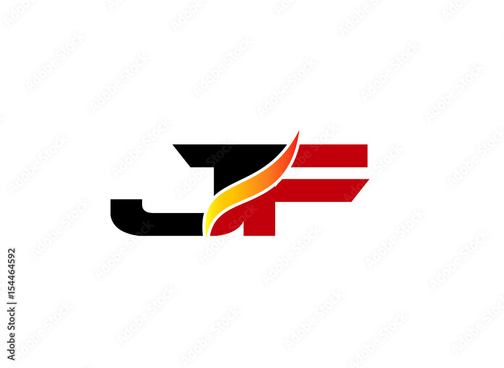 JF Logo. Vector Graphic Branding Letter Element
JF Logo. Vector Graphic Branding Letter Element