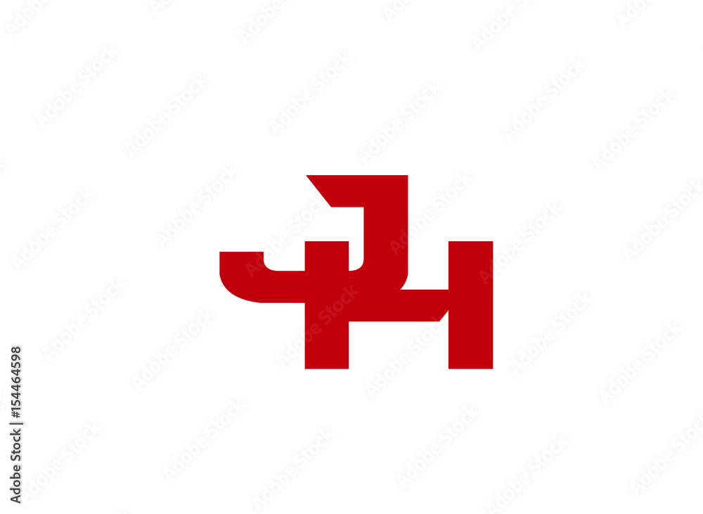 JH Logo. Vector Graphic Branding Letter Element
JH Logo. Vector Graphic Branding Letter Element