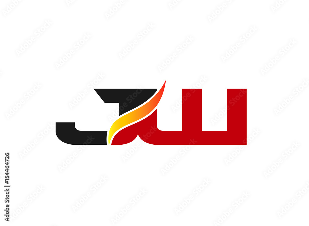 JW Logo. Vector Graphic Branding Letter Element
JW Logo. Vector Graphic Branding Letter Element