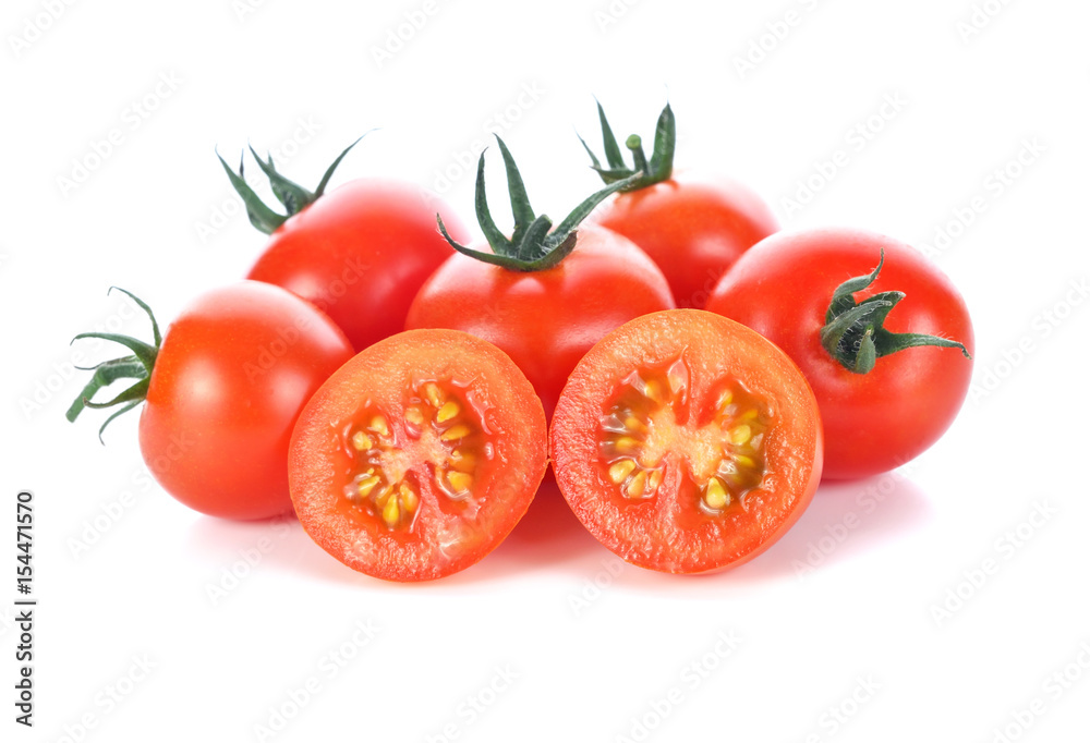 Tomatoes isolated on white background Tomatoes isolated on white background