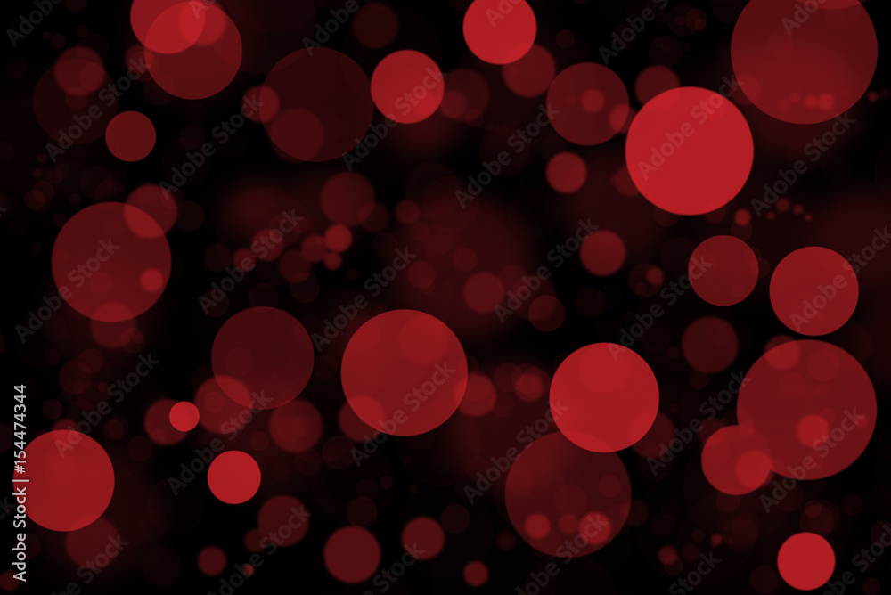 Red Bokeh in Black background Red Bokeh in Black background