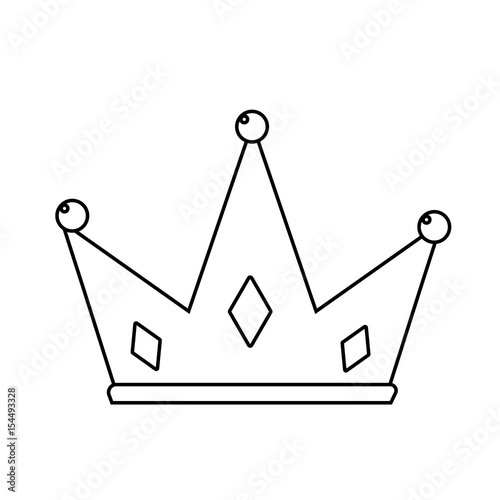 line nice crown of king to glory and pawer