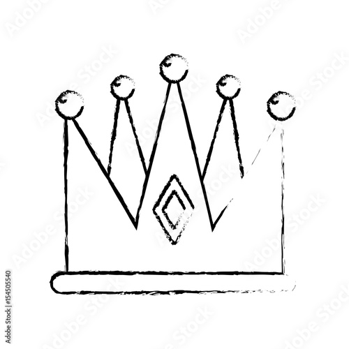 figure nice crown of king to glory and pawer