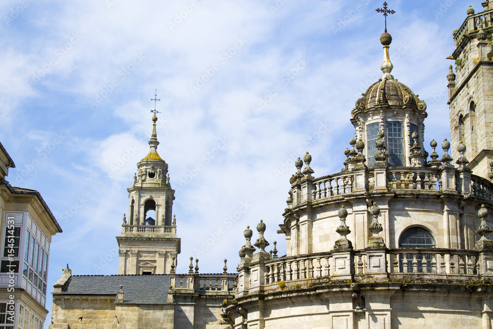 Obraz premium Cathedral of lugo, galicia, spain, europe