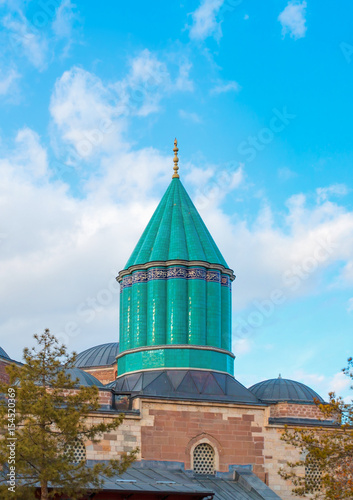 Mausoleum of Mevlana in Konya. Turkey.