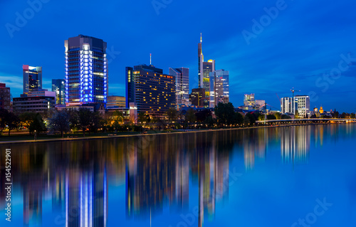 Frankfurt am Main. Cityscape image of Frankfurt am Main during sunset. © muratart