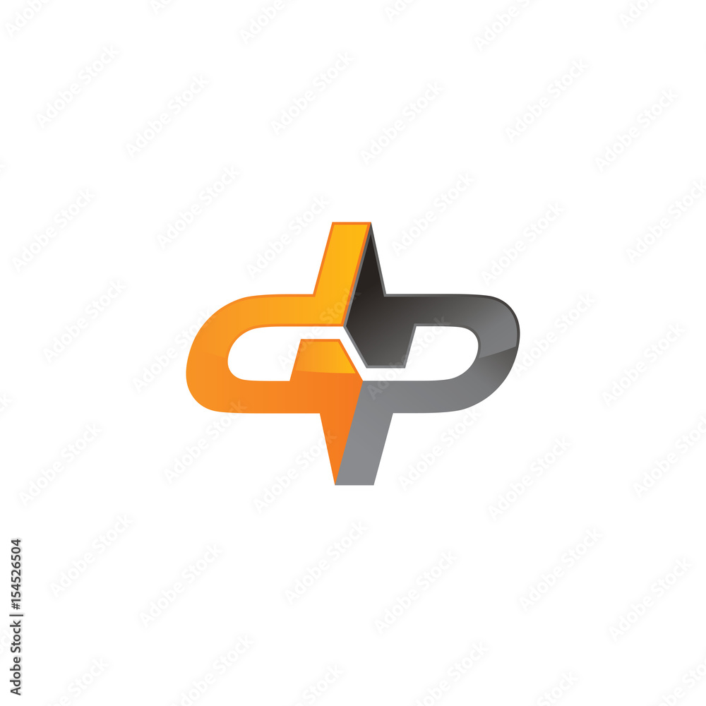 initial letter DP logo initial letter DP logo